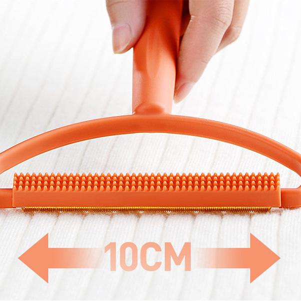 Eliminate pet hair in a single pass