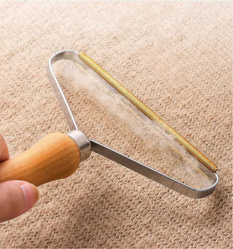 Eliminate pet hair in a single pass